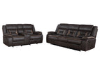 Dark Brown / 2 Pc. Sofa, Loveseat