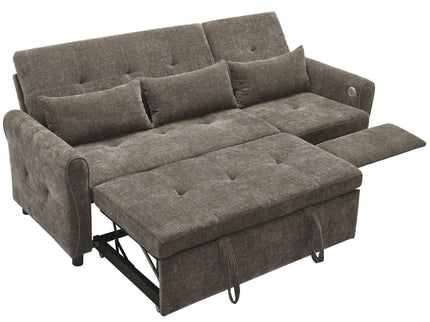 3 Seater Sofa Bed And Reversible Recliner