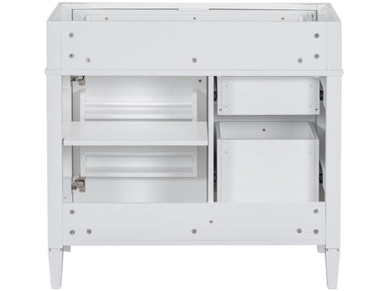 Bathroom Vanity With 2 Drawers And Tip-Out Drawer, Storage Cabinet