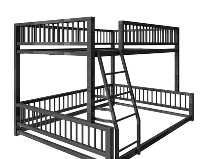 Bunk Bed With Ladder And Safety Guardrails