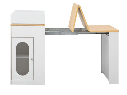 Extendable Dining Table With Folding Top