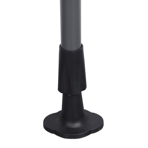 Manual Retractable Patio Awning, UV Resistant Sun Shade With No Drill Installation