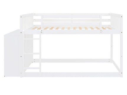 Bunk Bed With 4 Drawers And 3 Shelves