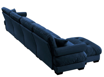 Super Comfort Oversized Modular Sectional Sofa With Movable Ottoman