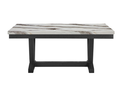 Panda - Dining Table And Trestle Base - Black