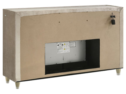 Mika - 8 Drawer LED Fireplace Dresser