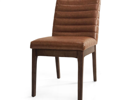 Upholstered Dining Chairs With Rubber Legs (Set of 2)
