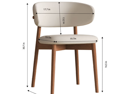 Dining Chairs For Dining Room (Set of 2) - White
