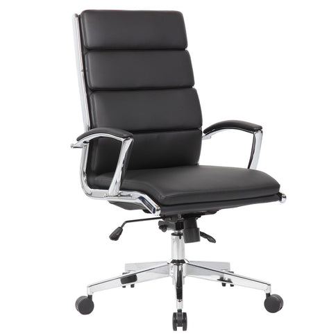 Office Chair, Breathable Mid Back Swivel Computer Chair With Foldable Armrest - Black