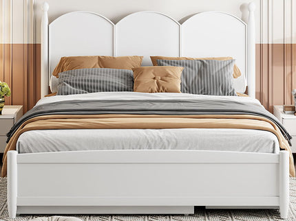 Platform Bed With With 2 Big Drawers And Trundle