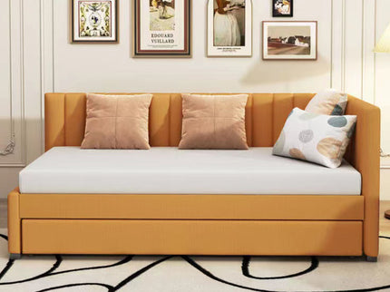 Upholstered Daybed, Sofa Bed Frame, No Box Spring Needed
