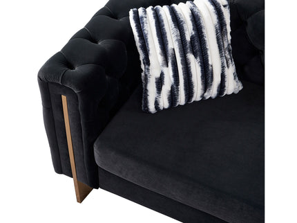 Chesterfield - Modern Tufted Living Room Sofa, 84.25''W Couch