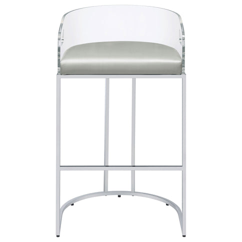Mello - Upholstered Bar Chair (Set of 2) - Gray