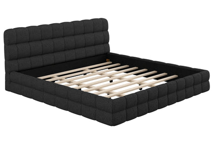 Upholstered Platform Bed With Headboard