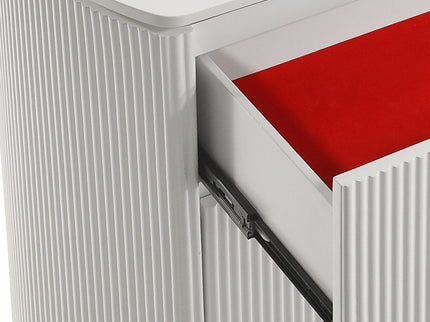 Giovanni - 5 Drawer Chest - White