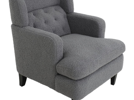 Upholstered Accent Chair Tufted Armchair For Living Room And Bedroom