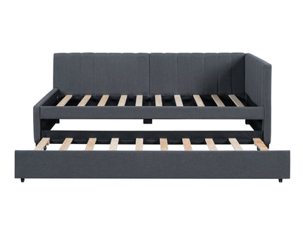 Upholstered Daybed, Sofa Bed Frame, No Box Spring Needed