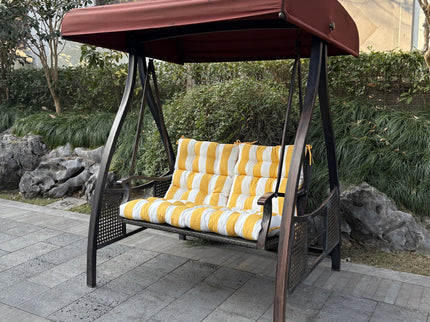 2 Piece High Back Patio Chair Cushion Set, Tufted Adirondack And Rocking Chair Cushions