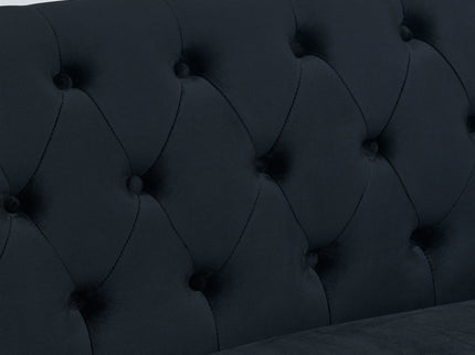 Modern Chesterfield Sofa With Tufted Backrest For Living Room