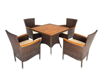 5 Piece Patio Dining Set With Table