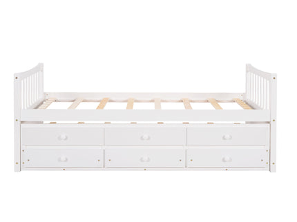 Twin Size Daybed With Trundle And Drawers