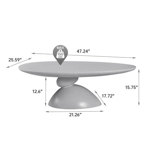 Lucky Stone Shaped Table