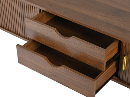 TV Stand & Coffee Table Set With Charging Station