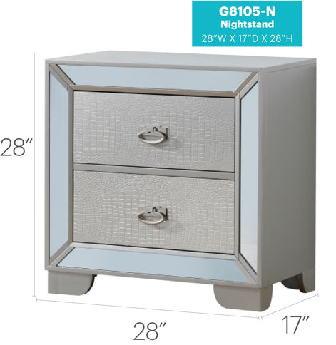 Contemporary Nightstand With Versatility