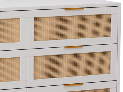 6 Drawer Storage Modern Cabinet For Bedroom