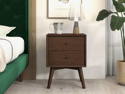 Caroline - Mid-Century Modern Style Night Stand 2 Drawer