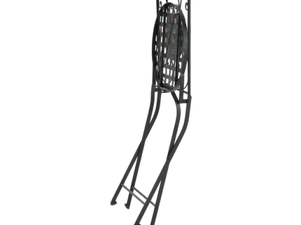 Lambert - Outdoor Chat Set - Black / Red