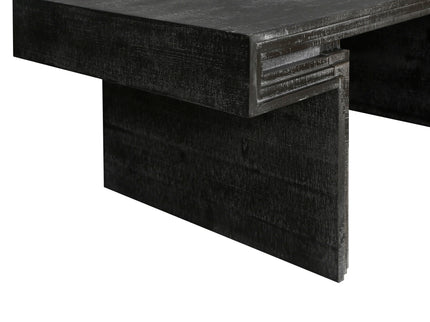 American Vintage Industrial Coffee Table, Double Tier Design