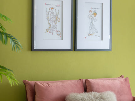 Wall Arts (Set of 2) - Black White