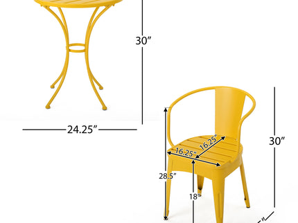 Colmar - 3 Piece Metal Set