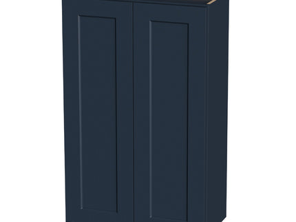 Shaker Wall Cabinet With Soft Close Hinges, Adjustable Shelves, Double Door