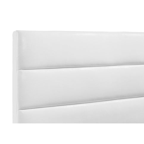 Dulcey - Queen Storage Bed With Tufted Headboard - Gloss White