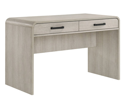 Writing Desk With Dual Drawers, Home Office Furniture - Antique White