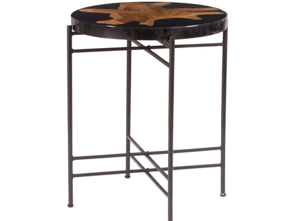 Side Table - Black / Brown