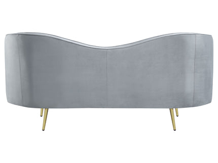 Reigha - Loveseat With Channel Tufted - Gray