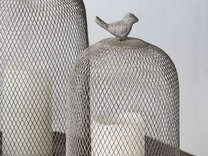 Ophira Sparrow Candle Holders (Set of 2) - Antique Gray