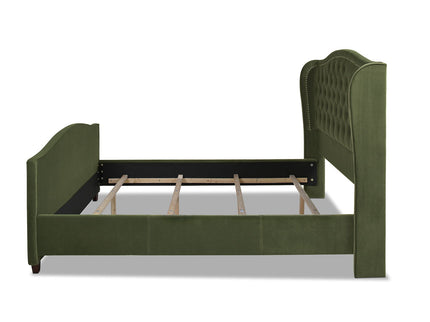 Marcella - Upholstered Shelter Headboard Bed Set