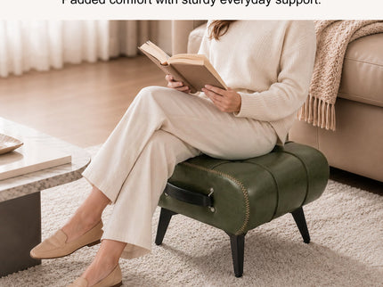 Minimalist Footstool With Hidden Storage