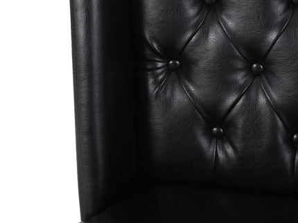 Sophisticated Tufted Dining Chair With High Back Design