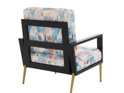 Modern Armchair With Solid Wood Frame