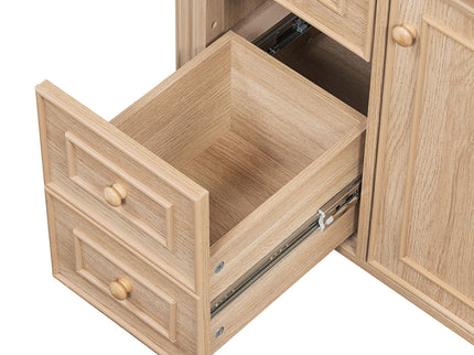 Bathroom Vanity With Sink, Flip Out Drawer, 2 Soft Close Drawers, 1 Soft Close Door - Wood