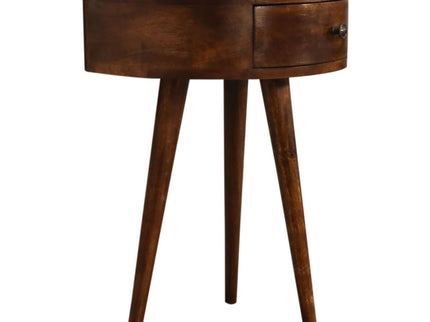 Semi Circle Nightstand - Chestnut