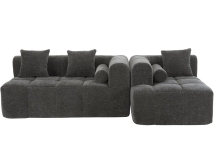 Sectional Free Combined Sofa With 2 Side Pockets