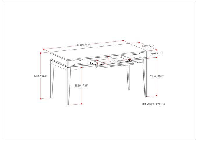Harper - Handcrafted Desk