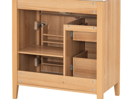 Bathroom Vanity With Sink, Soft Closing Cabinet