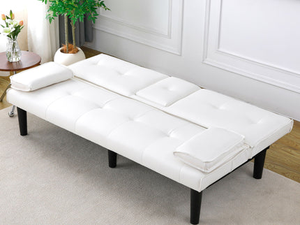 Sofa Bed With Foldable Design And Cup Holder